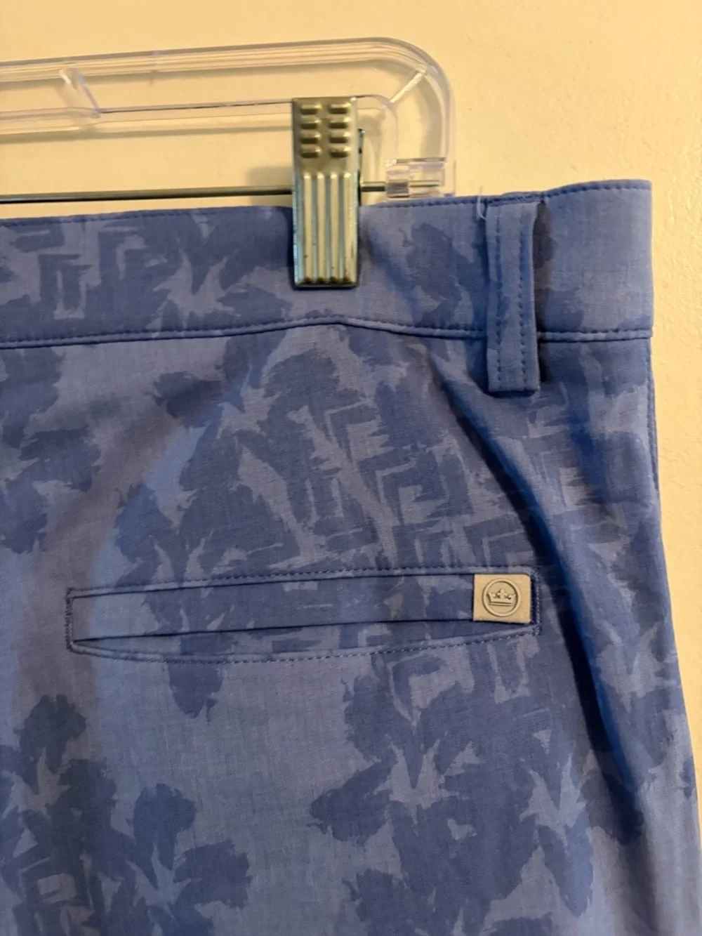 Peter Millar Shackleford Abstract Floral Performance Hybrid Golf Short Size 36